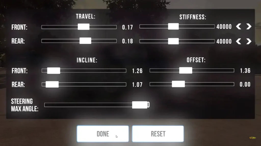 best controls settings for drifting