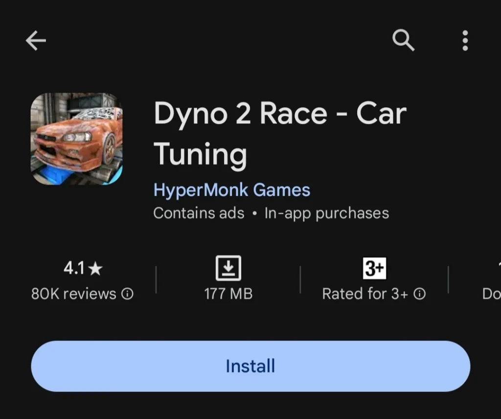 dyno 2 race