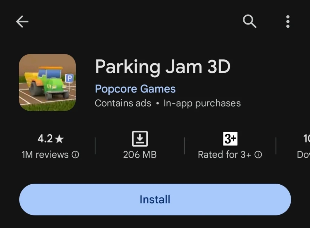 parking jam 3d